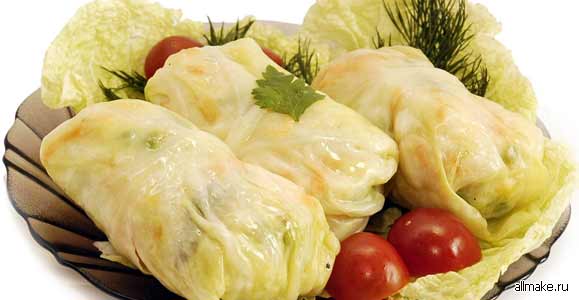 Голубцы с рисом, рецепт