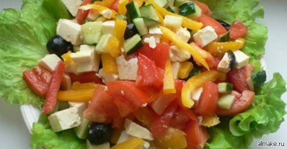 Как приготовить салат греческий