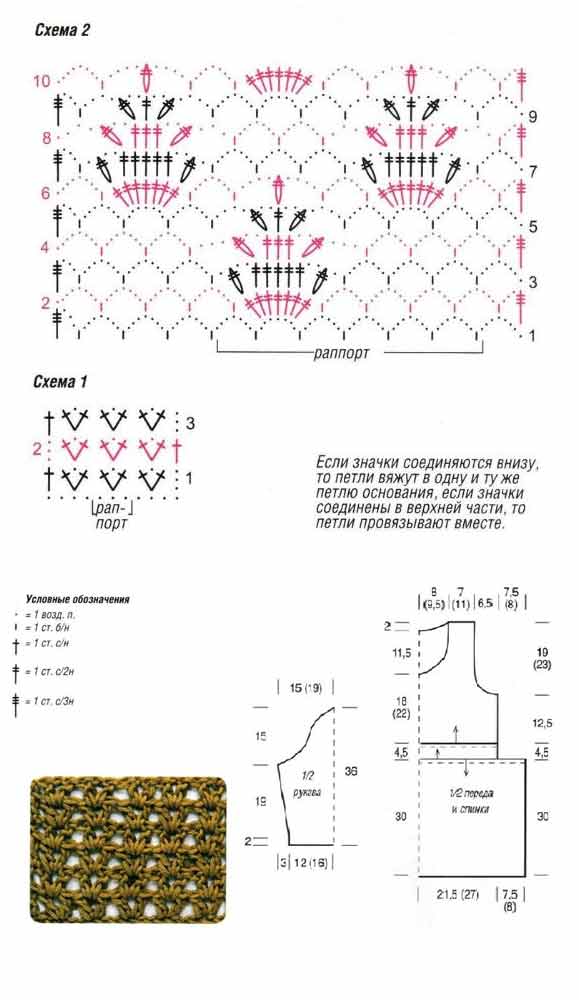 Вязаные вещи со схемами
